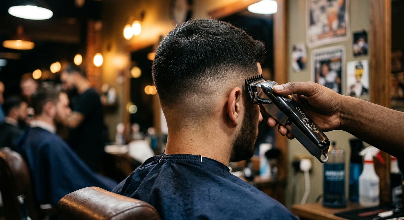 Tight skin fade cut at Signature Cuts Shepparton