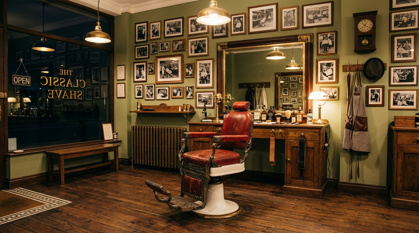 Inside Signature Cuts barber shop on High Street Shepparton